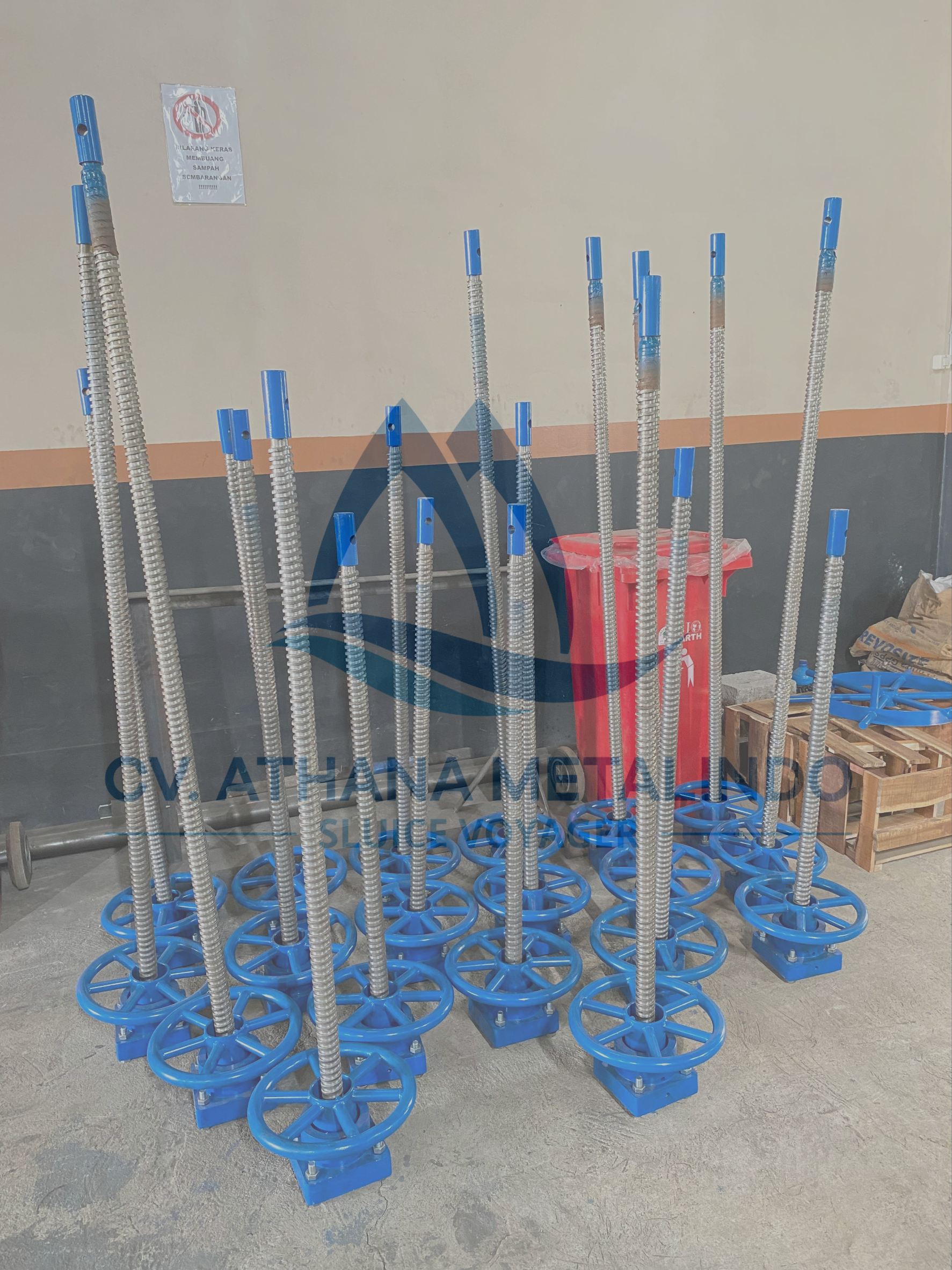 Metal Engkel + Stir Pintu Air Statis