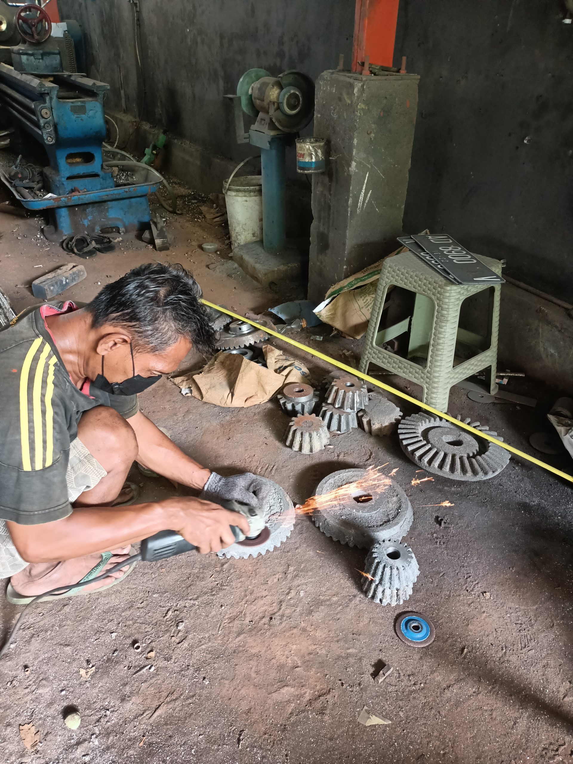 DONE 1 UNIT PINTU AIR SINGLE GEARBOX UK.28