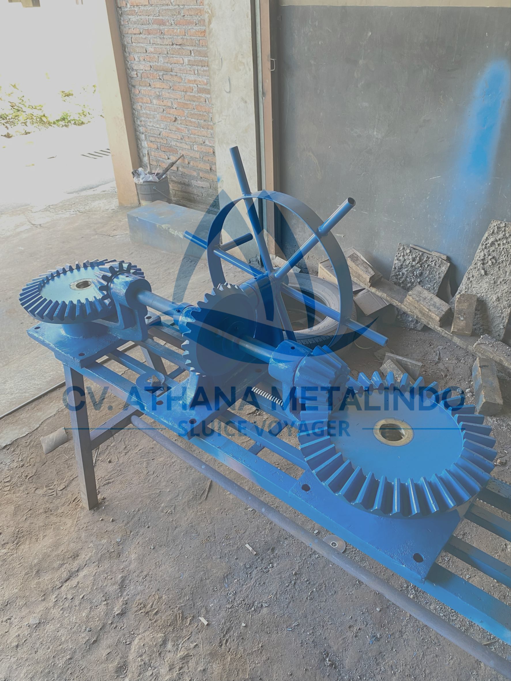 PROSES PRODUKSI DOUBLE GEARBOX PINTU AIR