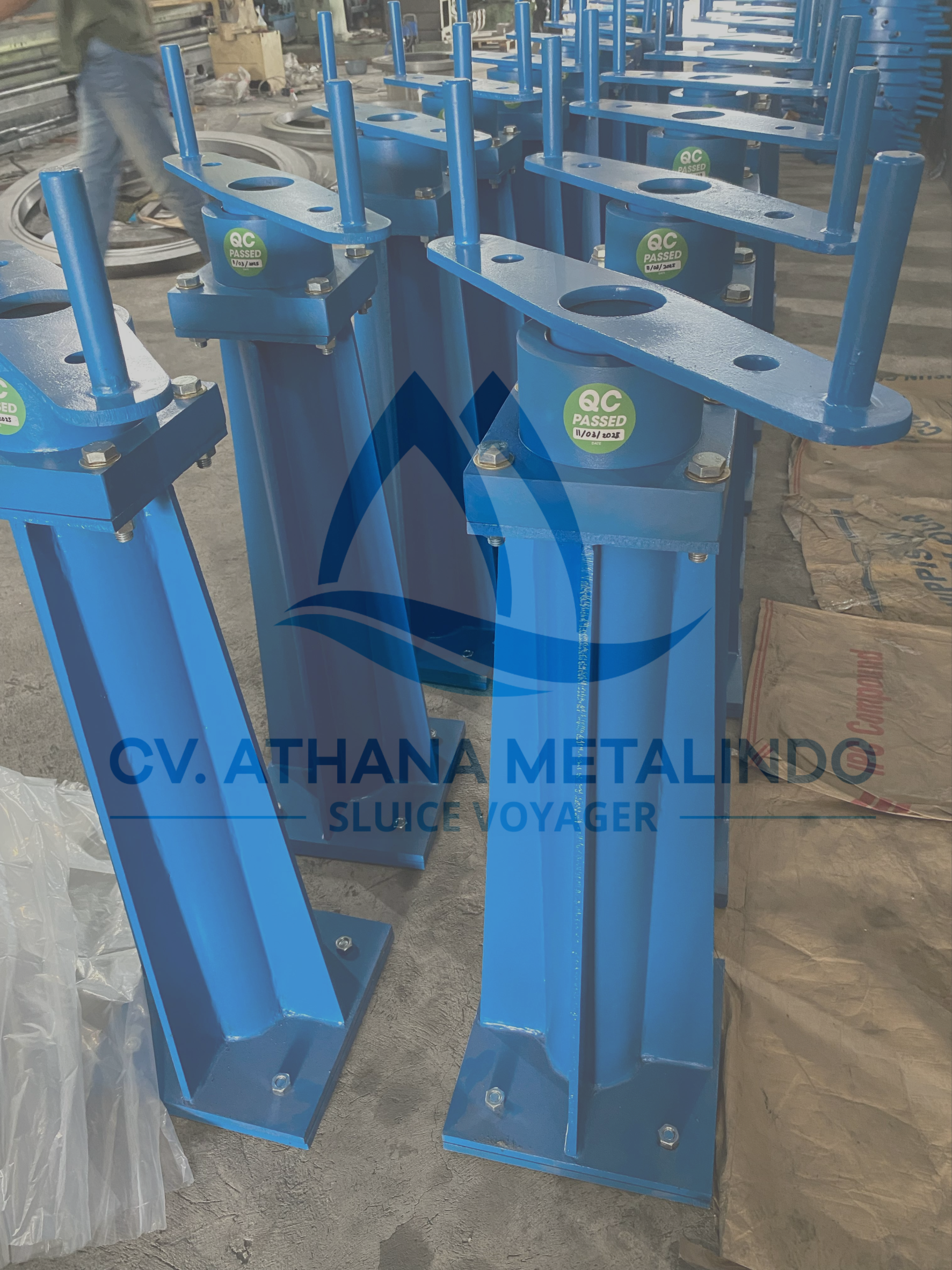 Done 30 Unit Metal Statis Stand Untuk Palembang