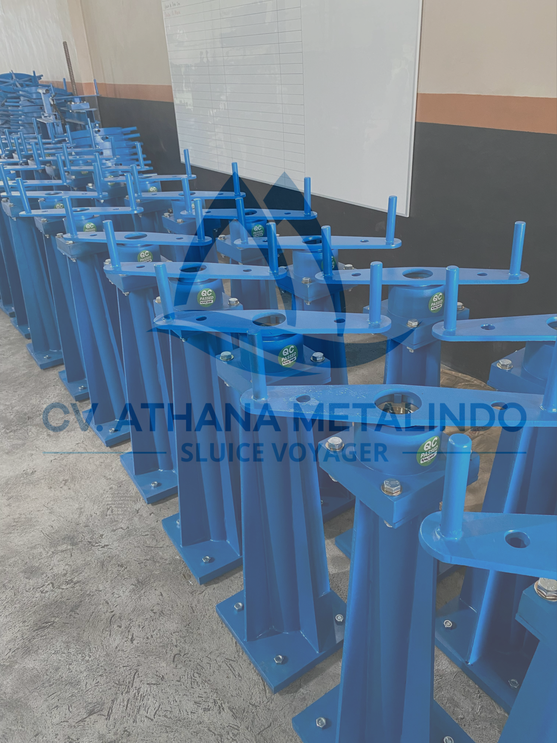 Done 30 Unit Metal Statis Stand Untuk Palembang
