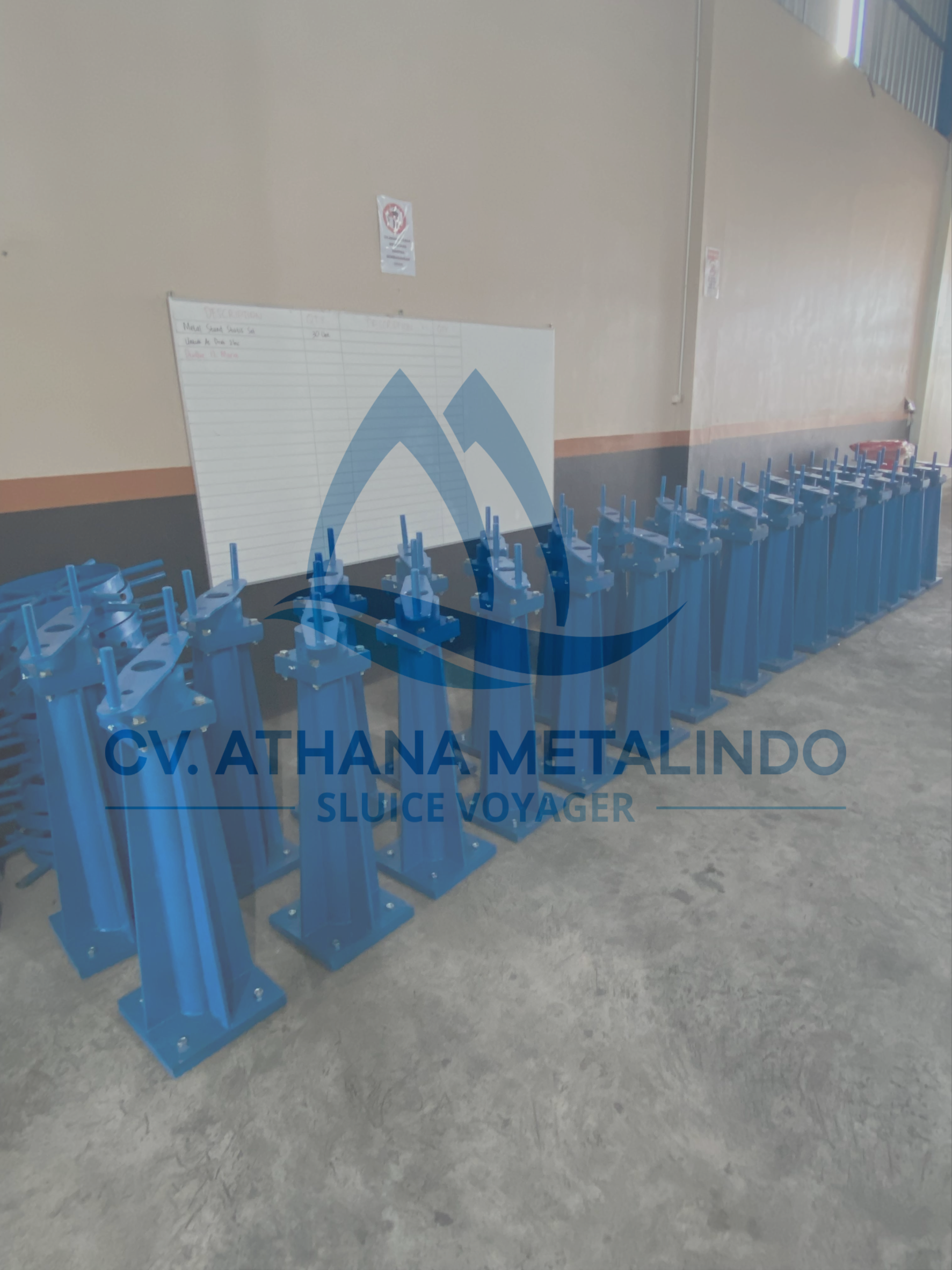 Done 30 Unit Metal Statis Stand Untuk Palembang