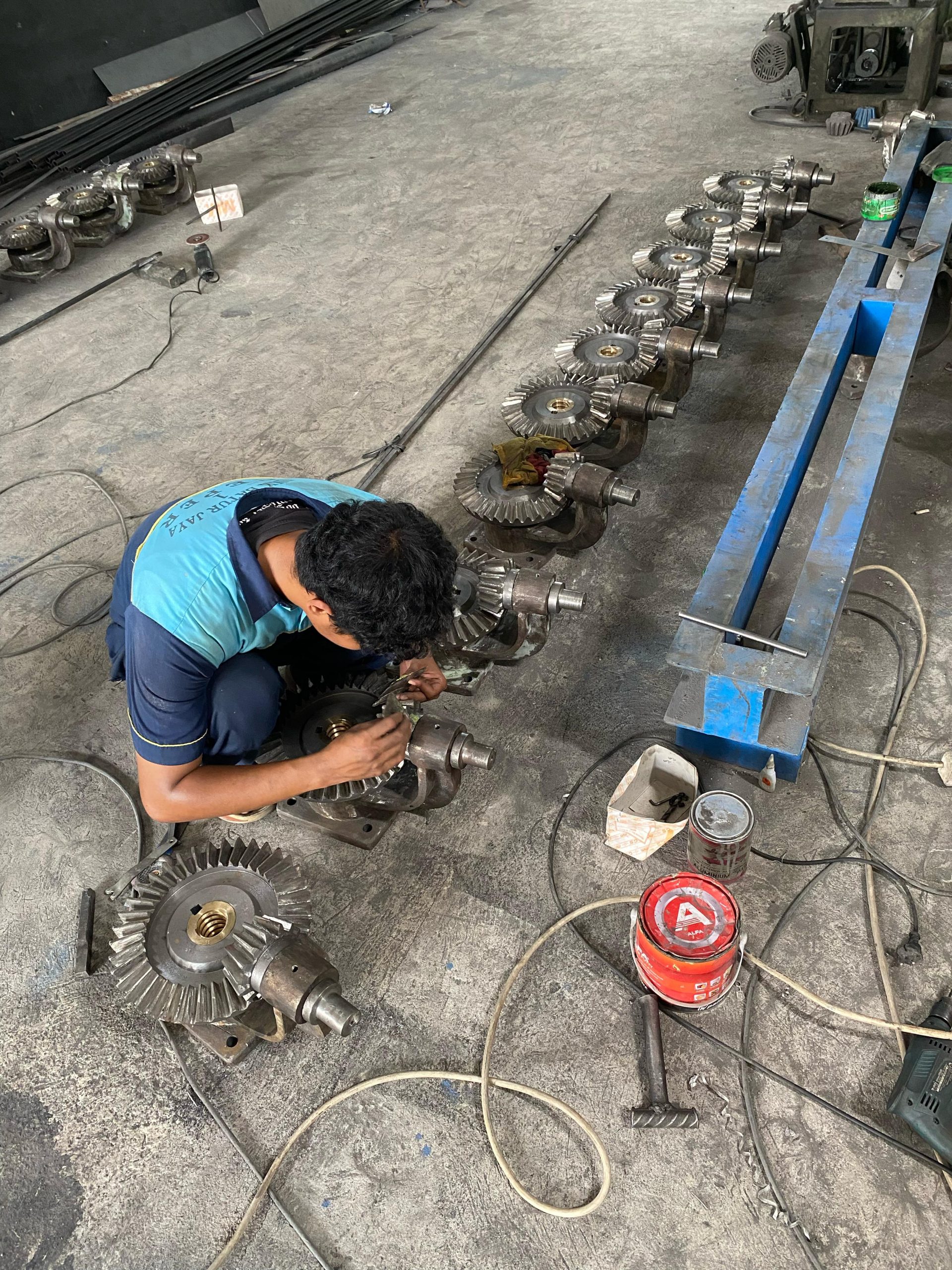 GEARBOX PINTU AIR TIPE SINGLE 29 UNIT
