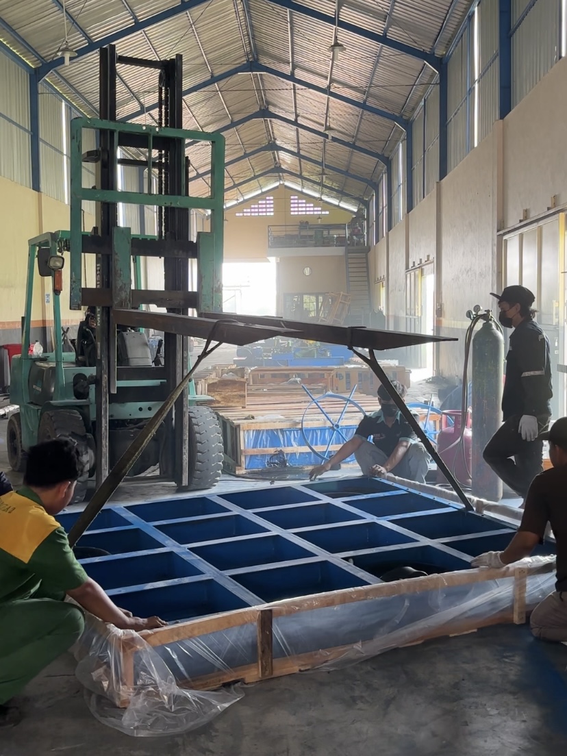 Proyek Pintu Air Motorized dan Pintu Air Double Gearbox untuk Sistem Pengelolaan Air di Pulau Obi