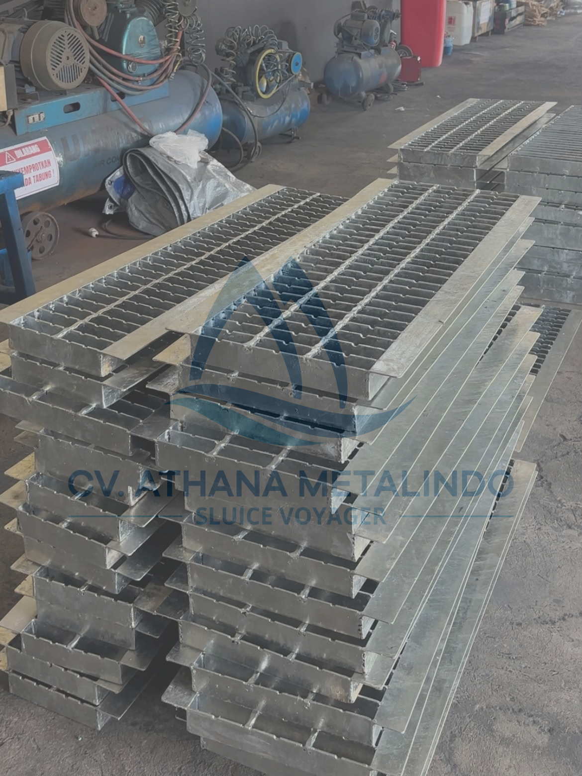 Pengerjaan Grating 80 Unit dengan Finishing Hotdip Galvanis